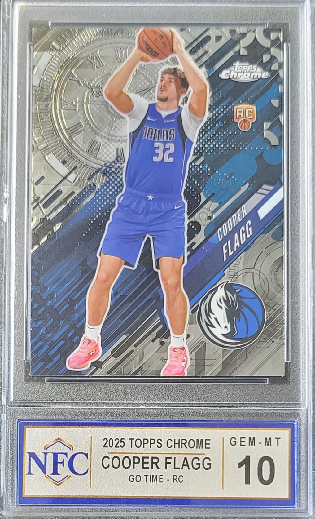 2025 Topps Chrome COOPER FLAGG Graded NFC GEM-MT 10
