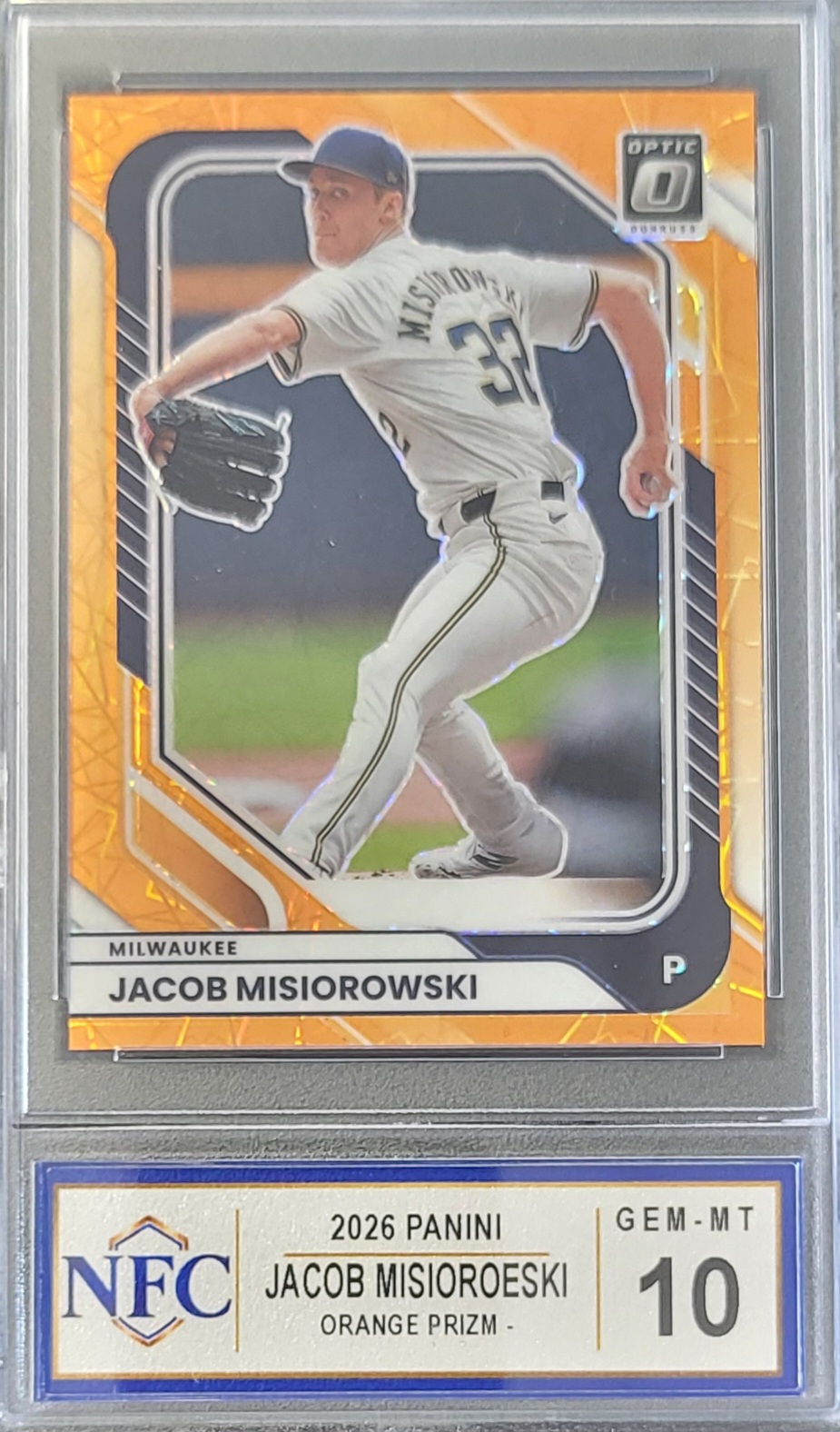 2026 Panini JACOB MISIOROESKI Graded NFC GEM-MT 10
