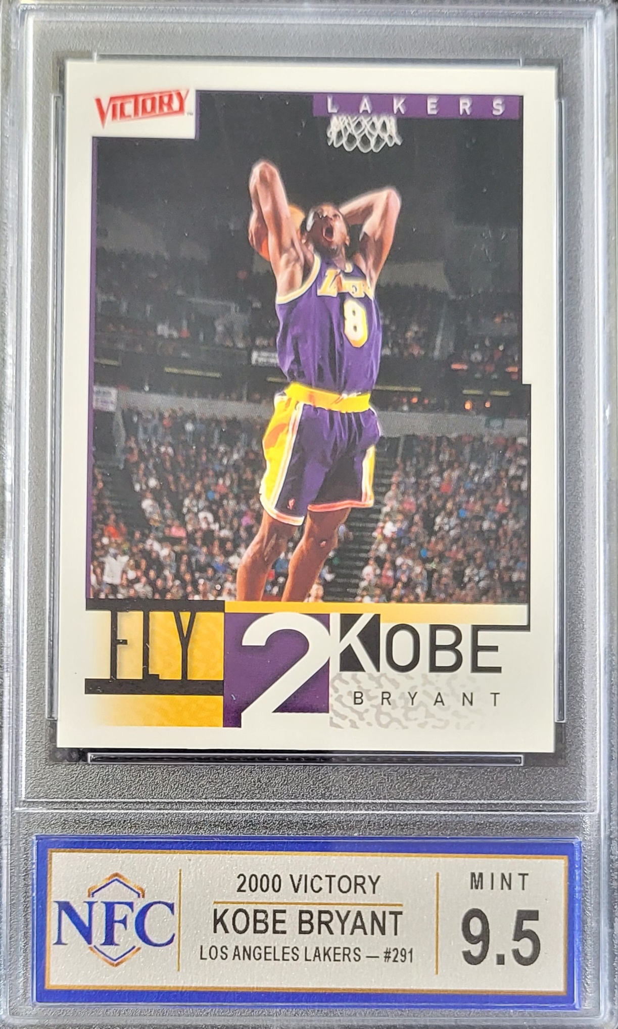 2000 Victory KOBE BRYANT #291 Graded NFC MINT 9.5