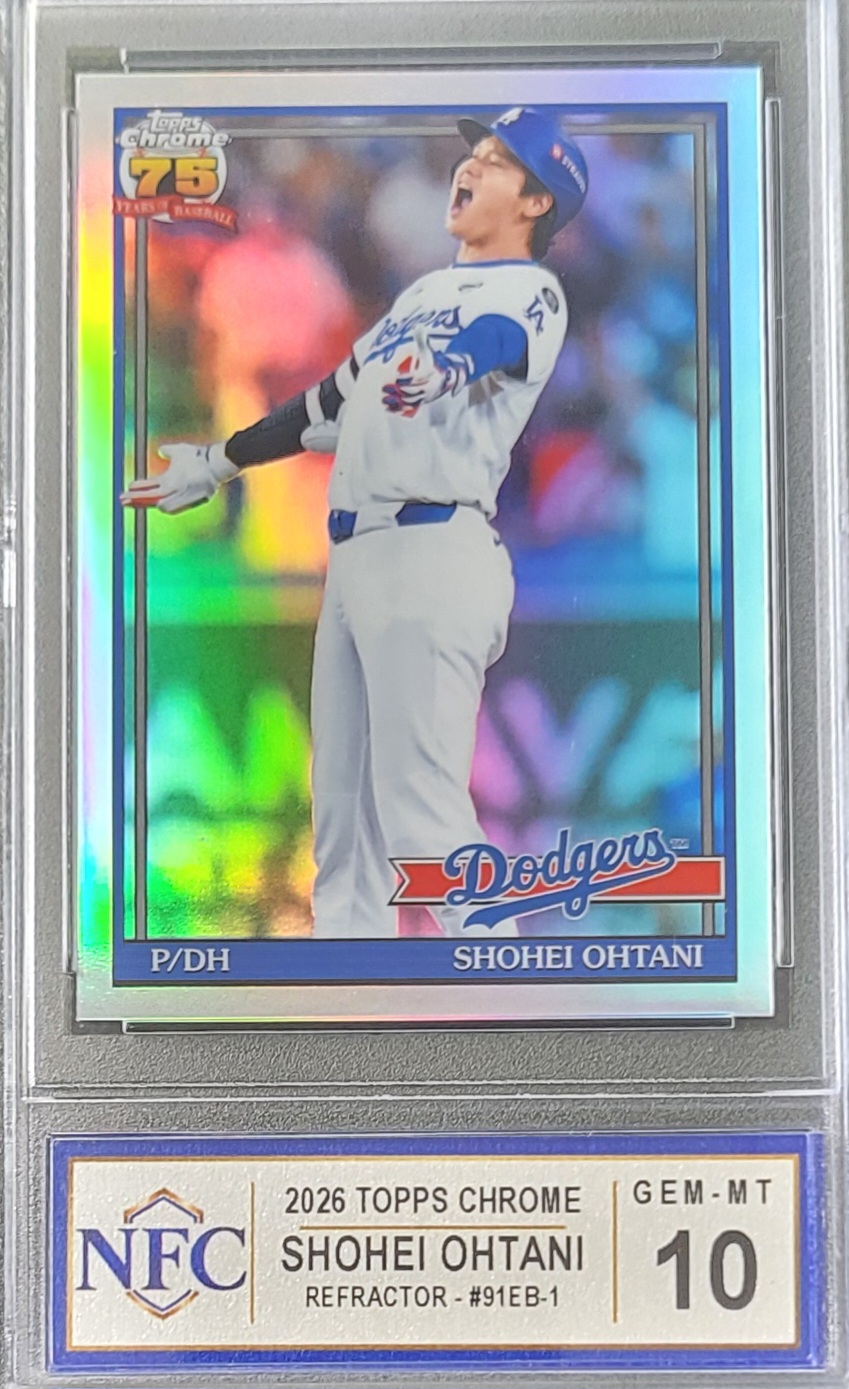 2026 Topps Chrome SHOHEI OHTANI Graded NFC GEM-MT 10