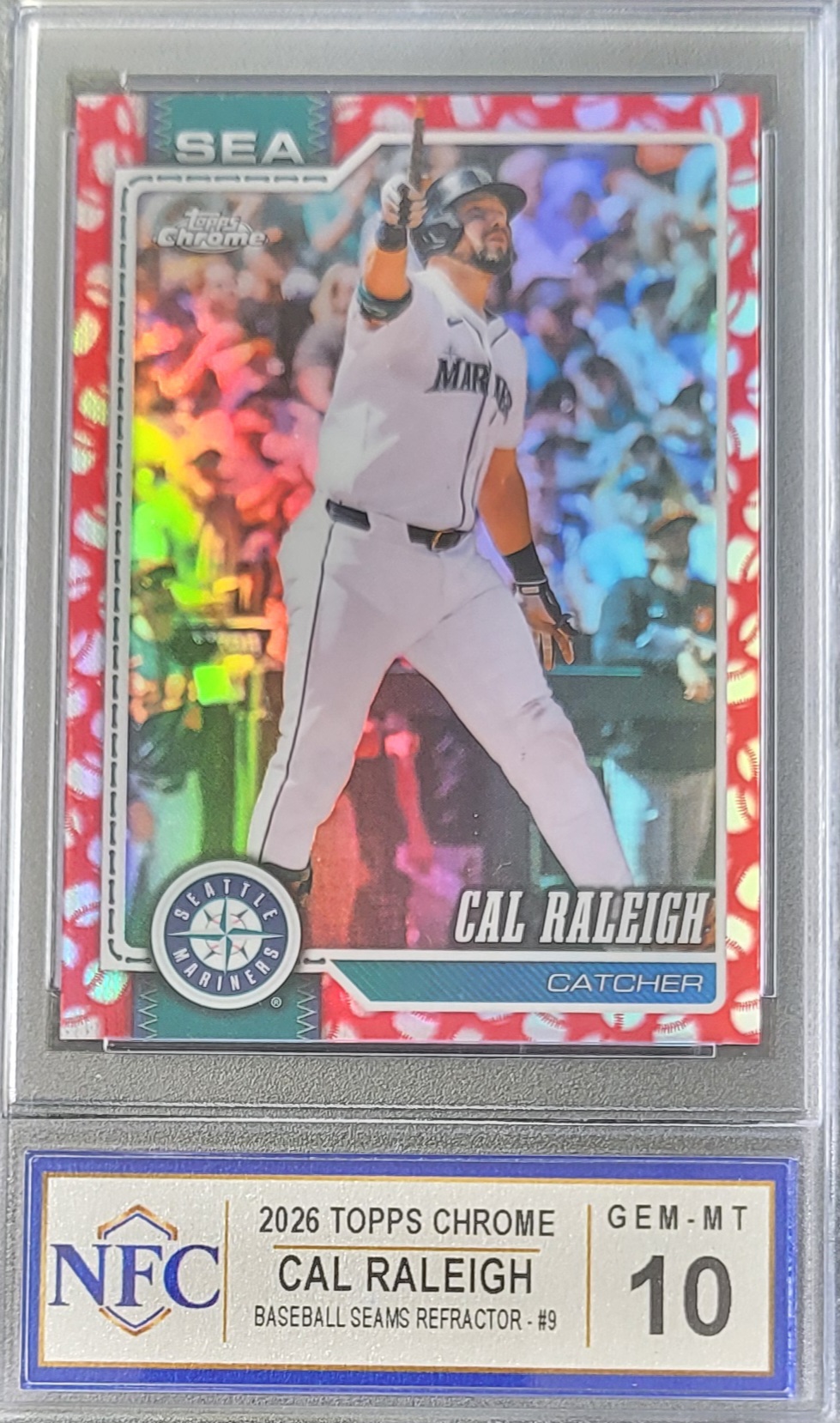 2026 Topps Chrome CAL RALEIGH Graded NFC GEM-MT 10
