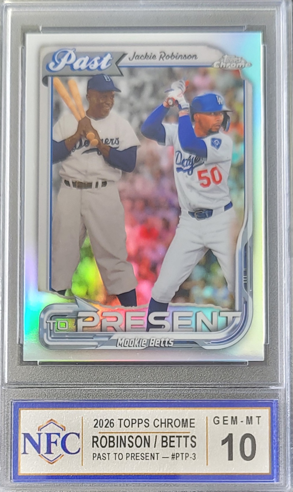 2026 Topps Chrome ROBINSON / BETTS Graded NFC GEM-MT 10